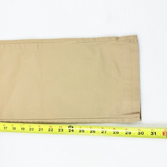 Free Assembly Men's Everyday Tapered Stretch Core Kelp Tan Chino Pants 32x30 NWT - Picture 11 of 11